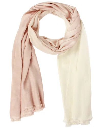 Saachi Cashmere & Silk-blend Scarf In Neutral