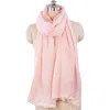 Saachi Cashmere Silk Eyelash Fringe Scarf In Baby Pink