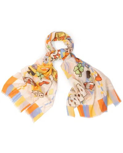Saachi Casino Printed Scarf In Multi