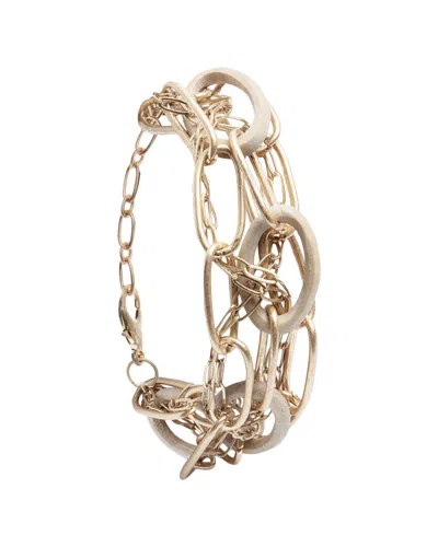 Saachi Chain Link Bracelet In Gold