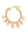 Saachi Charm Bracelet In Pink