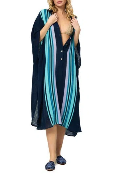 Saachi Collar Kaftan Shirtdress