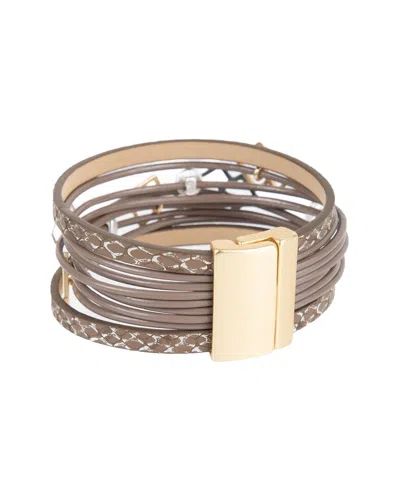 Saachi Copper Bracelet In Gold