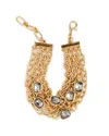 Saachi Crystal Cascade Chain Bracelet In Gold