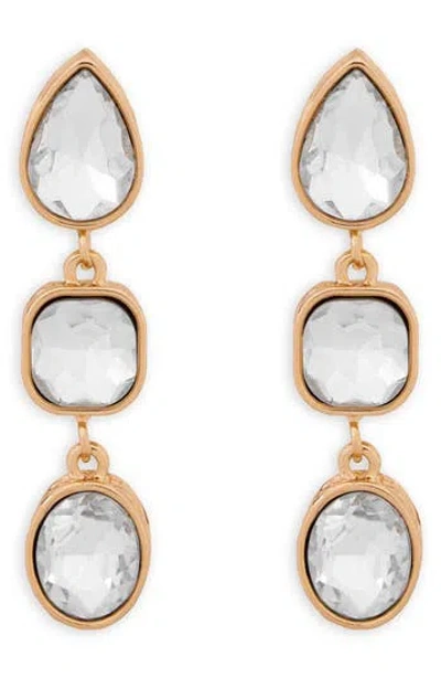 Saachi Crystal Cascade Drop Earrings In Gold