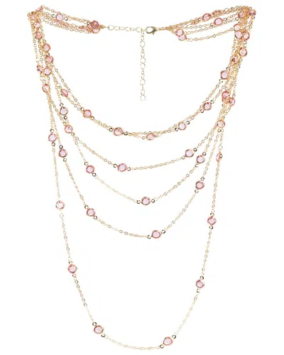 Saachi Crystal Layer Necklace