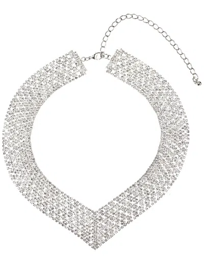 Saachi Crystal Necklace In Metallic