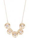 Saachi Cz Studded Statement Necklace