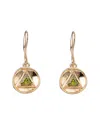 Saachi Cz Triangle Charm Earrings