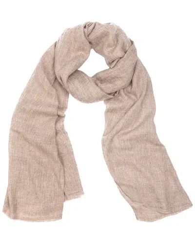Saachi Delicate Wool-blend Scarf In Neutral