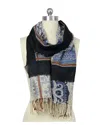 Saachi Denim Wool Scarf