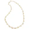 Saachi Eternal Loop Chain Necklace In Gold