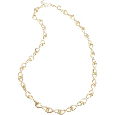 Saachi Eternal Loop Chain Necklace In Gold