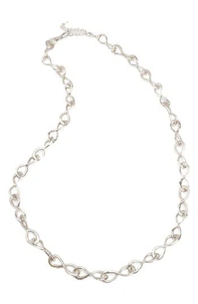 Saachi Eternal Loop Chain Necklace In Metallic