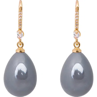 Saachi Faux Pearl Crystal Dangle Earrings In Multi