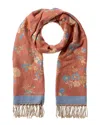 Saachi Fiore Pastel Reversible Scarf In Multi