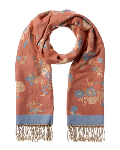 Saachi Fiore Pastel Reversible Scarf In Multi