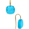 Saachi Floating Crystal Drop Earrings In Blue