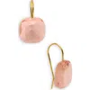 Saachi Floating Crystal Drop Earrings In Pink