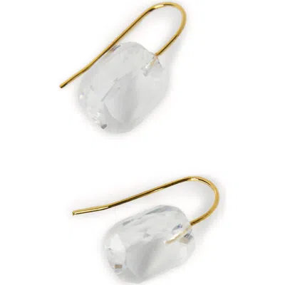 Saachi Floating Crystal Drop Earrings In Gold