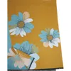 Saachi Floral Reversible Scarf In Dark Yellow