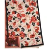 Saachi Floral Reversible Scarf In Orange