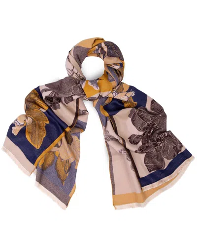 Saachi Flower Patch Reversible Scarf In Multi