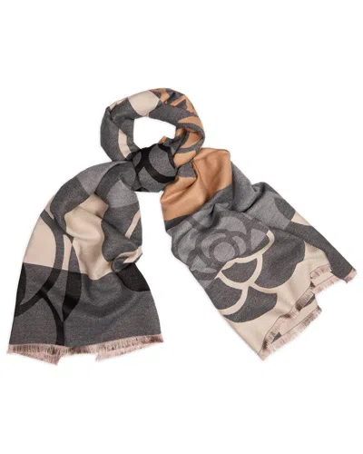 Saachi Fresh Floral Reversible Scarf In Multi