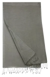 Saachi Fringe Silk & Cotton Scarf In Black