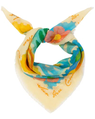 Saachi Fruit Stamp Print Bandana In Multi