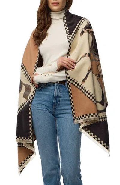 Saachi Galloping Horse Scarf In Multi