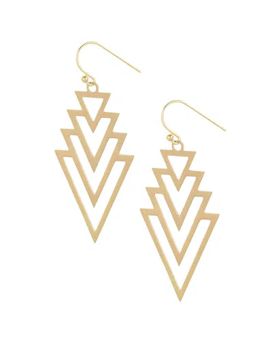Saachi Geometric Earrings In Gold