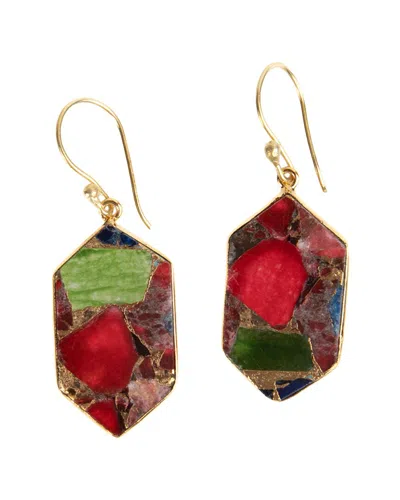 Saachi Geometric Mojave Earrings 613484 In Gold