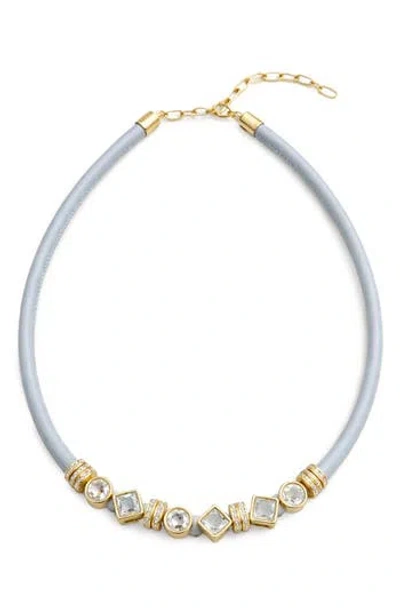 Saachi Glam Accent Collar Necklace In Metallic