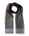 Saachi Glitz Silk Scarf