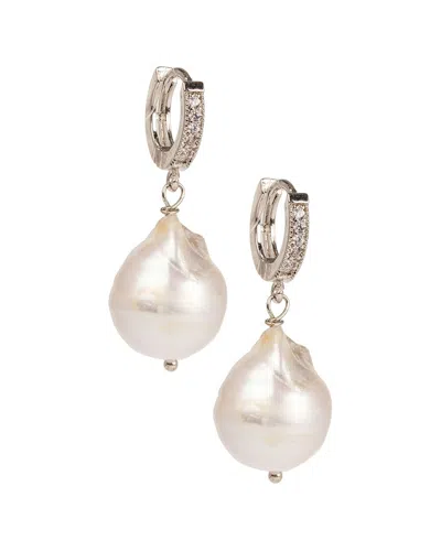 Saachi Glitzy Baroque Earrings In Neutral