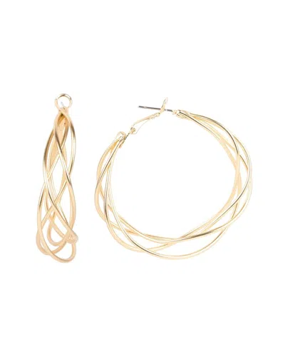 Saachi Gold Wavy Hoops