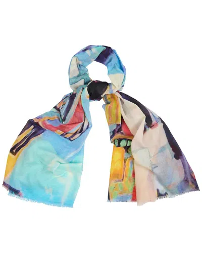 Saachi Harbour Days Printed Scarf In Blue
