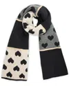 Saachi Heart Colorblock Oversize Scarf In Multi