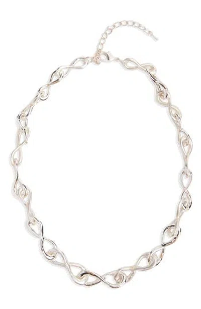 Saachi Infinity Link Collar Necklace In Neutral