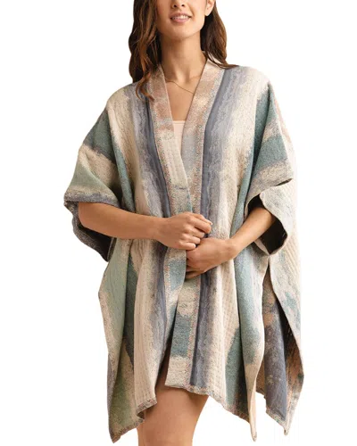 Saachi Khloe Woven Cotton Kimono In Grey