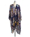 Saachi Lasdon Floral Kimono In Blue