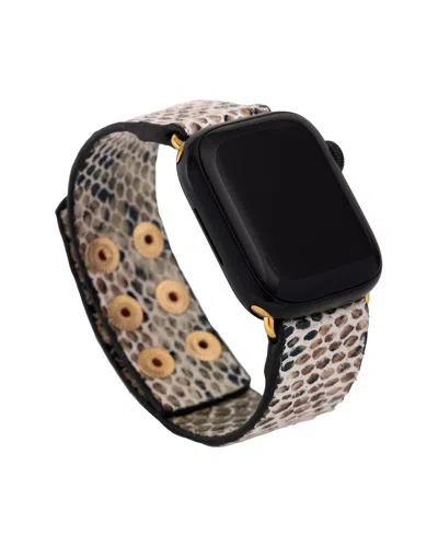 Saachi Leather Apple Watch Band In Neutral