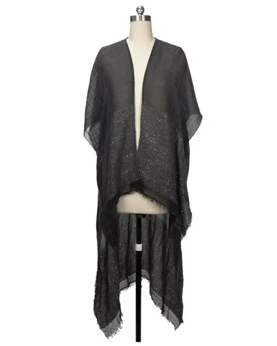 Saachi Lenox Shimmer Kimono In Grey