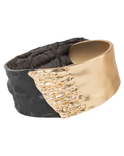 Saachi Wild Ways Leather Bracelet No Color No Colo In Gold