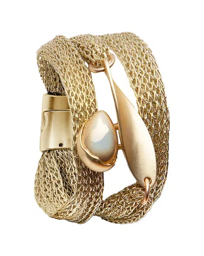 Saachi Mesh Bracelet In Gold