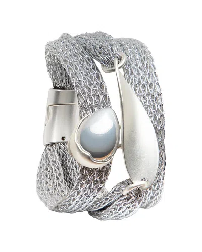 Saachi Mesh Bracelet In Metallic