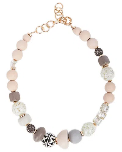 Saachi Mixed Media Beaded Necklace