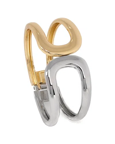 Saachi Modern Muse Two-tone Cuff Bracelet