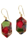 Saachi Geometric Mojave Earrings 613484 In Gold